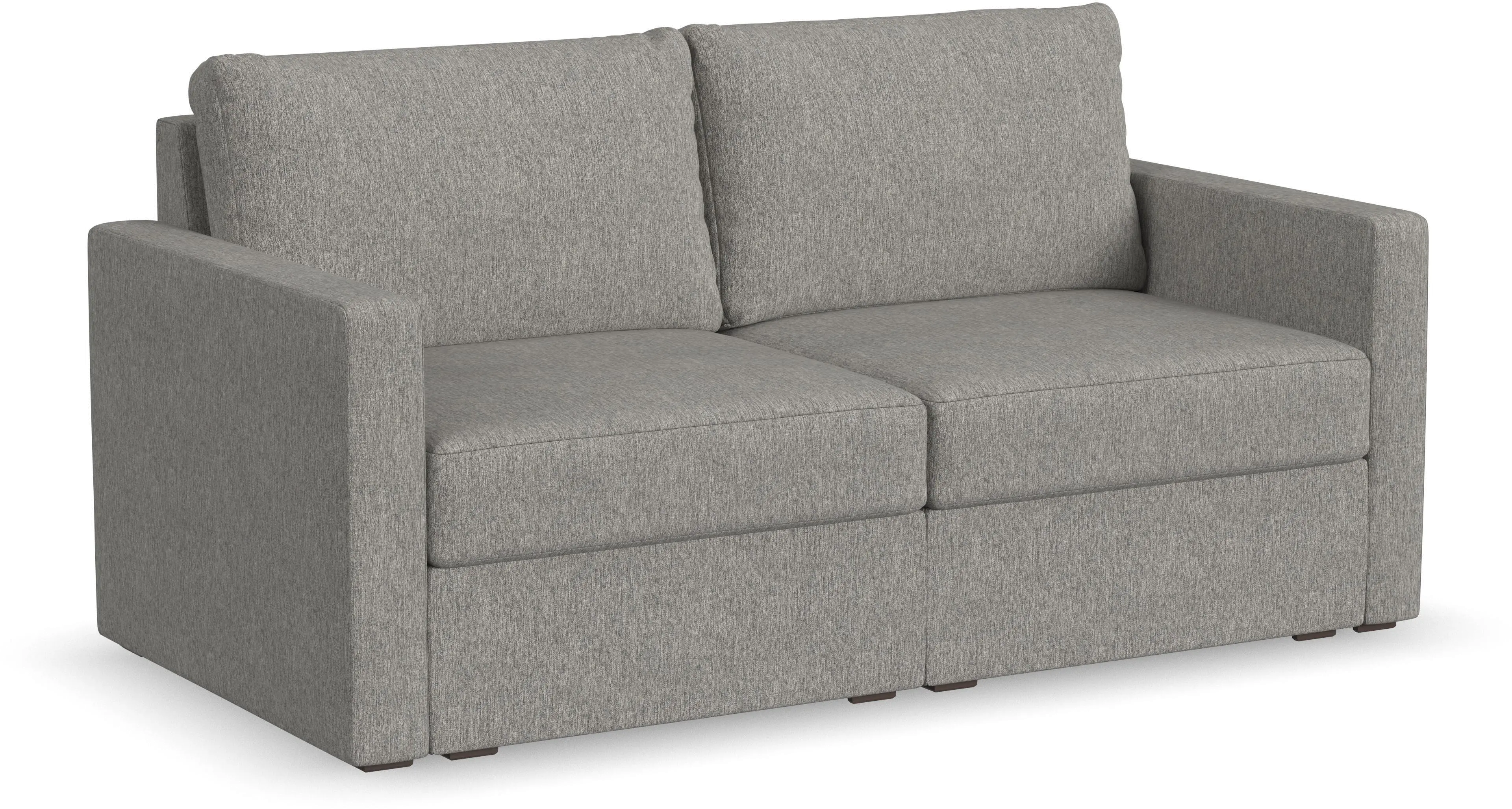 Flex Gray Modular Loveseat-3