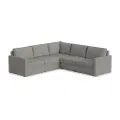 Flex Gray 5-Seat Modular Sectional