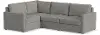 Flex Gray 4-Seat Modular Sectional