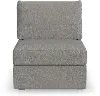 Flex Gray Sectional Armless Chair