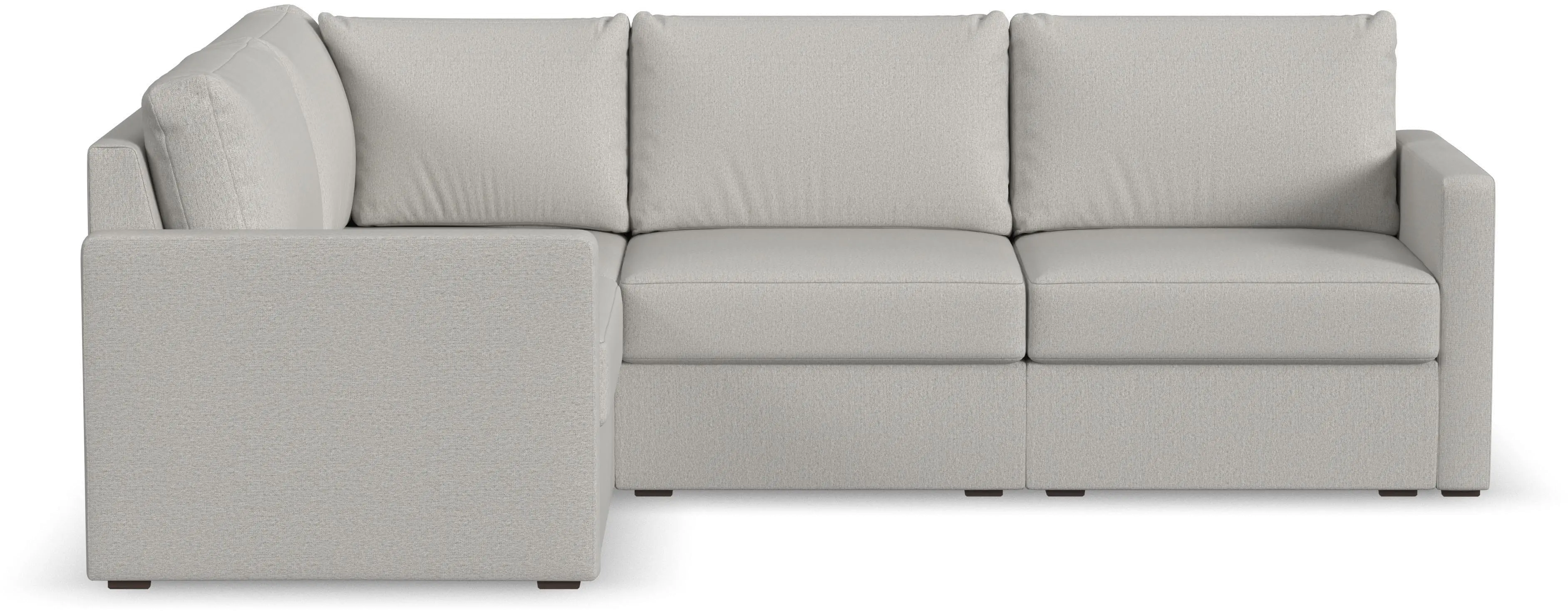 Flex Taupe 4-Seat Modular Sectional-4