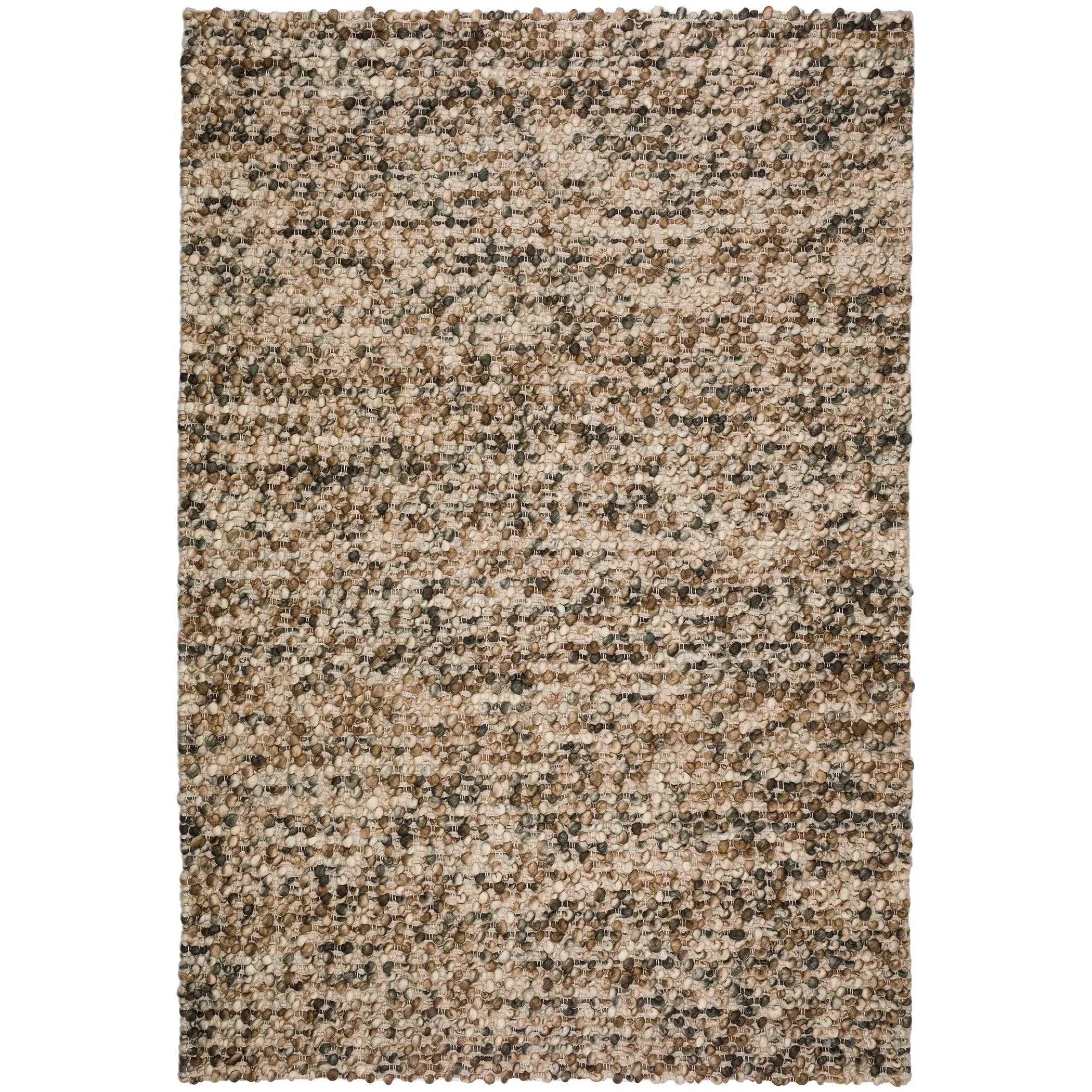 HU1CH5X8 Hanu 5 x 8 Chocolate Brown Area Rug-1