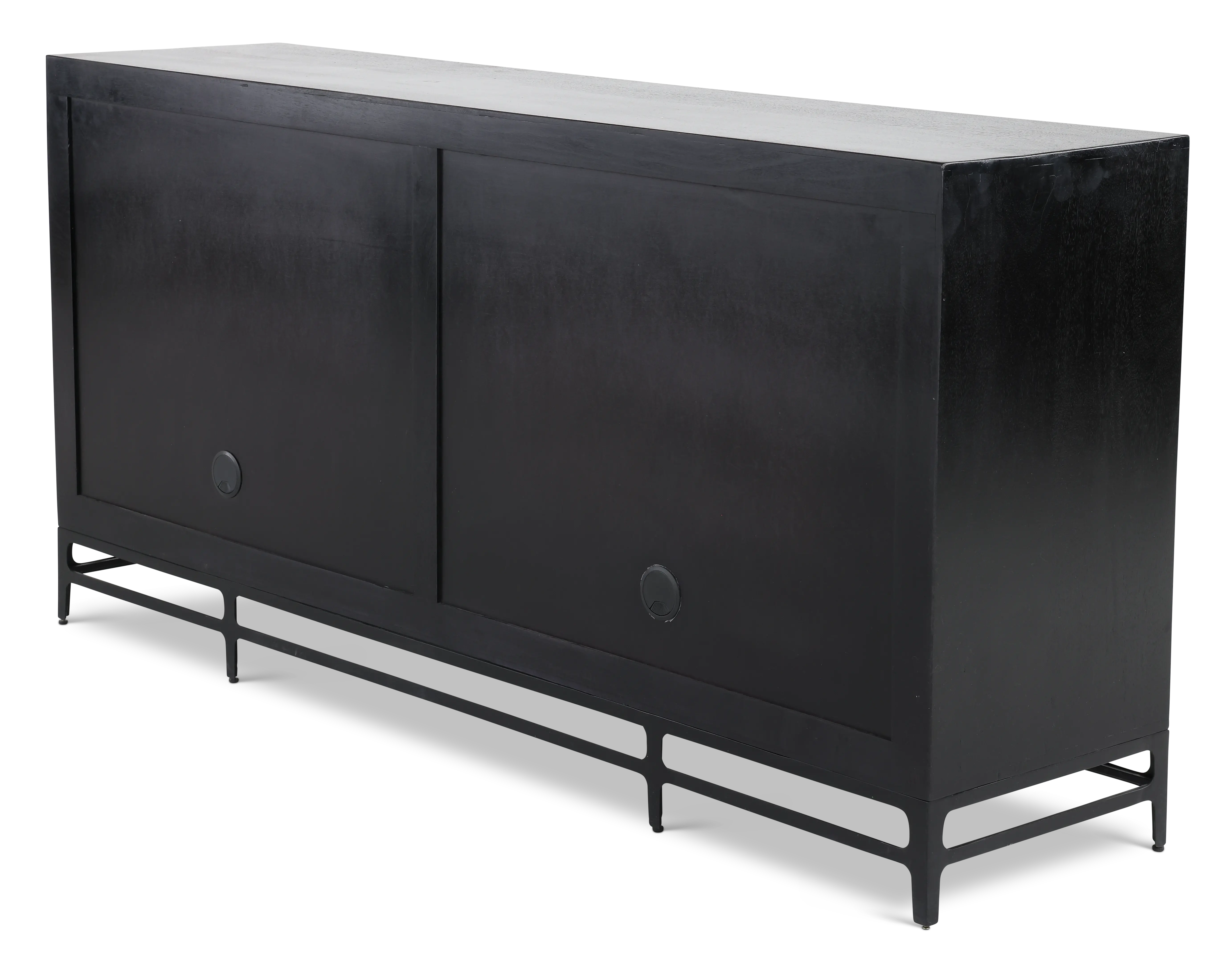 Caspar Black and Acid Wash Sideboard-6