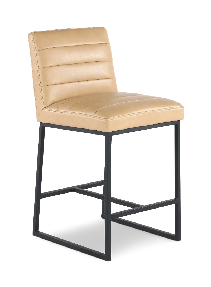 Copley Tan Upholstered Counter Height Stool