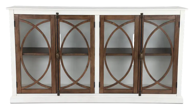 Pasadena White and Brown Server