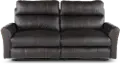 64481/1225-09/3025-09 Fredda Dark Brown Power Reclining Sofa