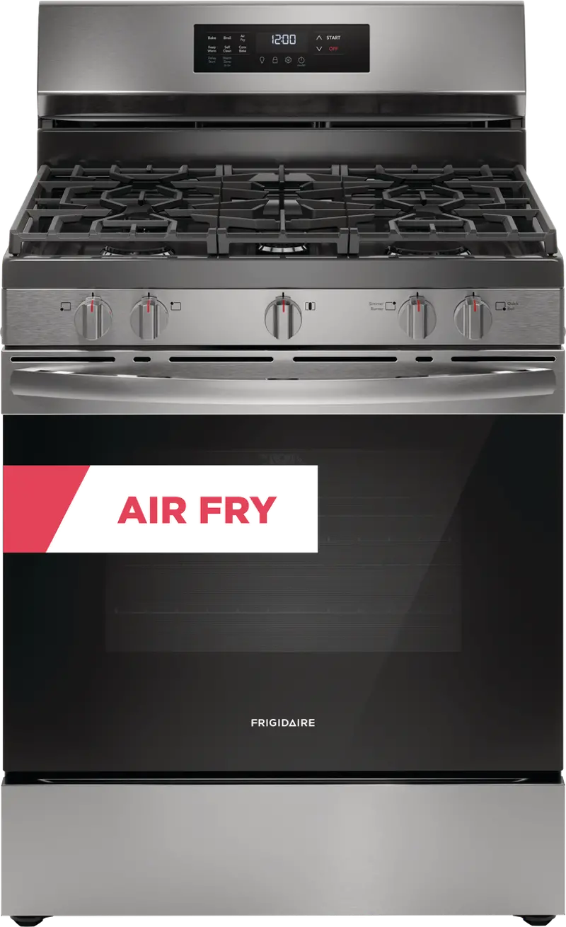 Frigidaire 5.1 Cu Ft Gas Range with Air Fry - 30