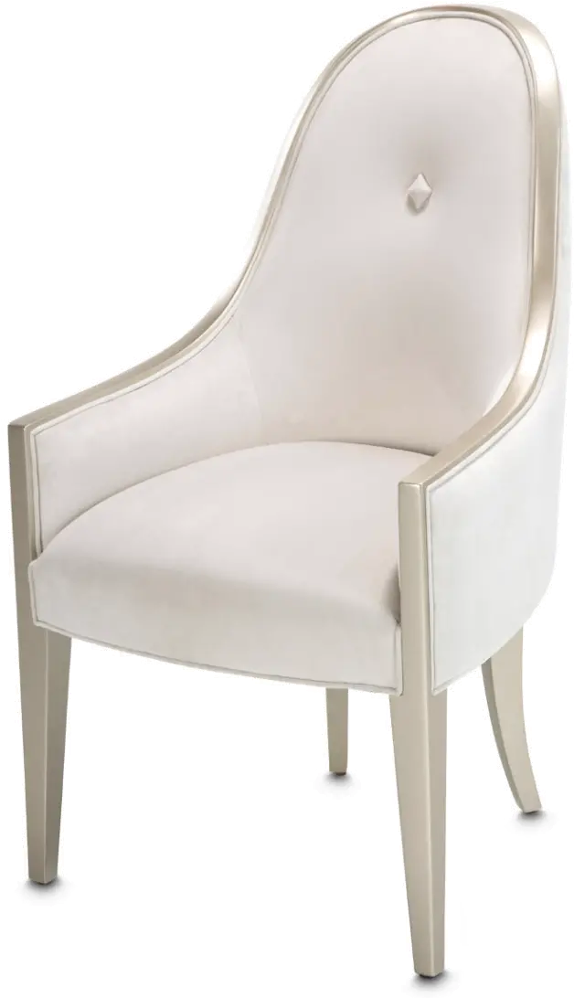 London Place Pearl Upholstered Dining Armchair-1