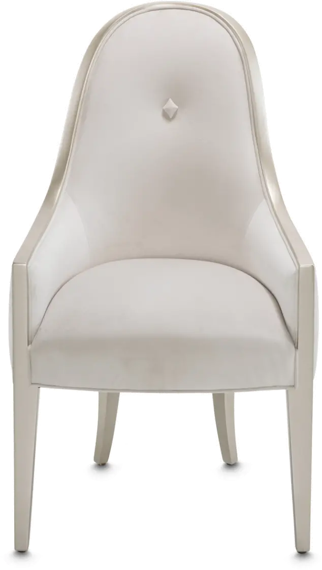 London Place Pearl Upholstered Dining Armchair-2