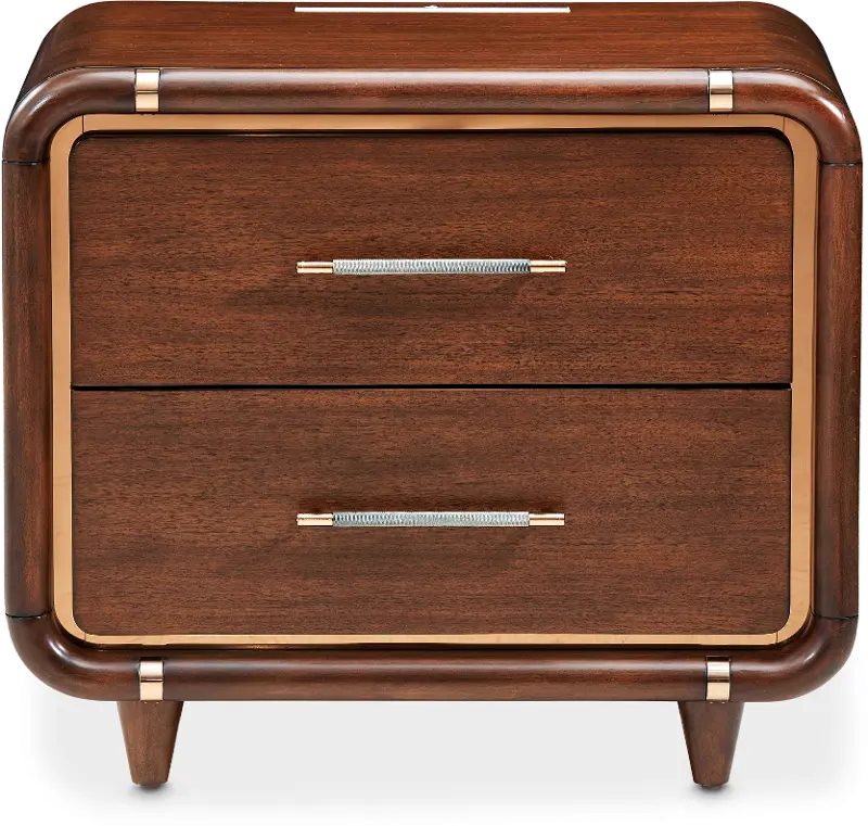 Mason Park Umber Brown Nightstand