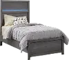 Westpoint Gray Twin Bed