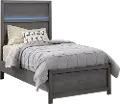Westpoint Gray Twin Bed