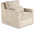 Caspian Beige Swivel Chair