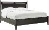 Sutton Dark Brown Queen Panel Bed
