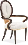 Camellia Brown Dining Arm Chair
