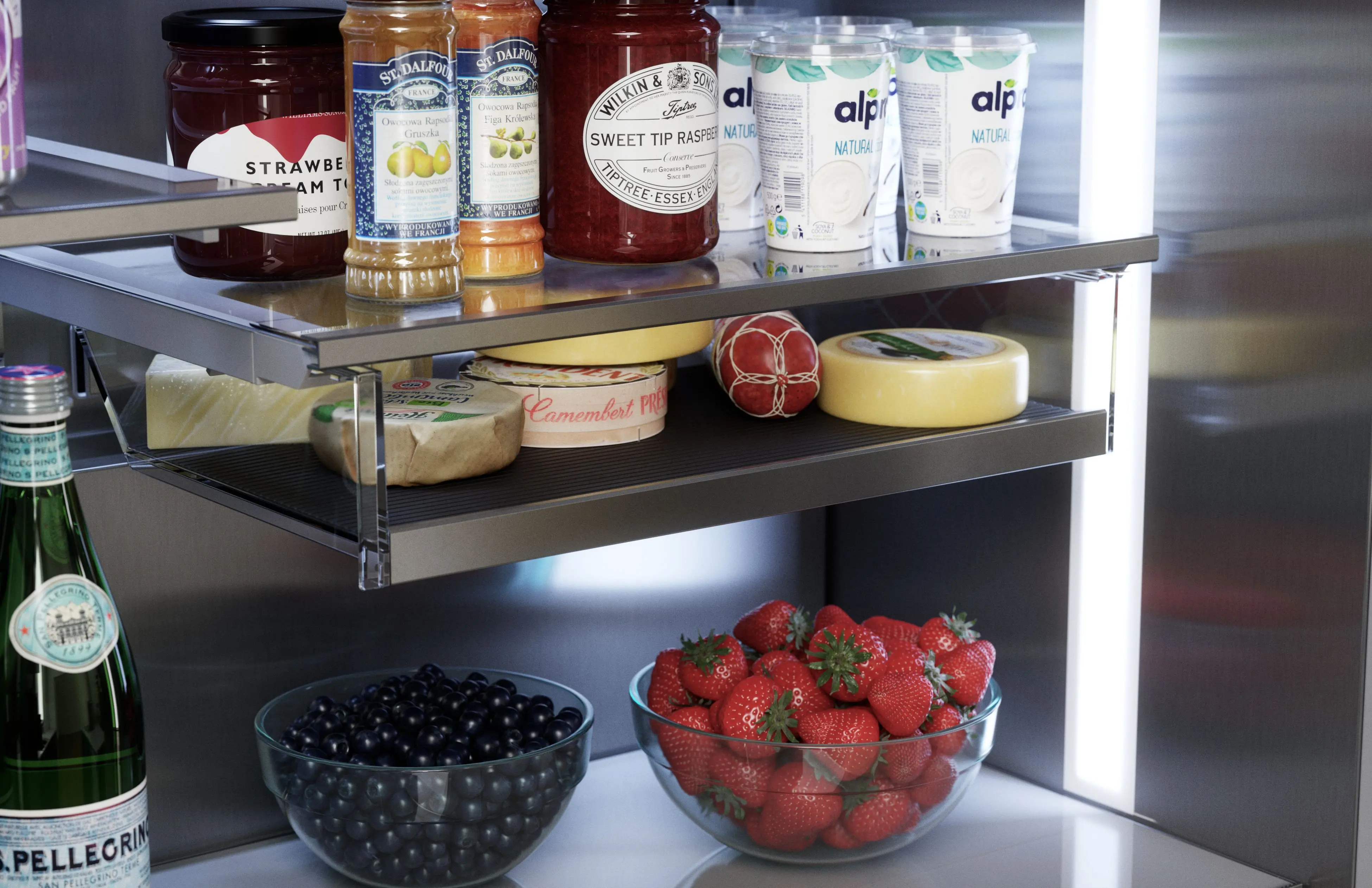 T42IT100NP Thermador 23.1 Cu Ft Built-In French Door Refrigerator - Counter Depth, Panel Ready-9