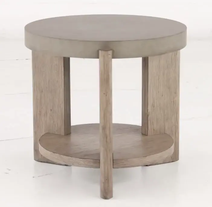 674-OT1020 Affinity Faux Concrete End Table-5