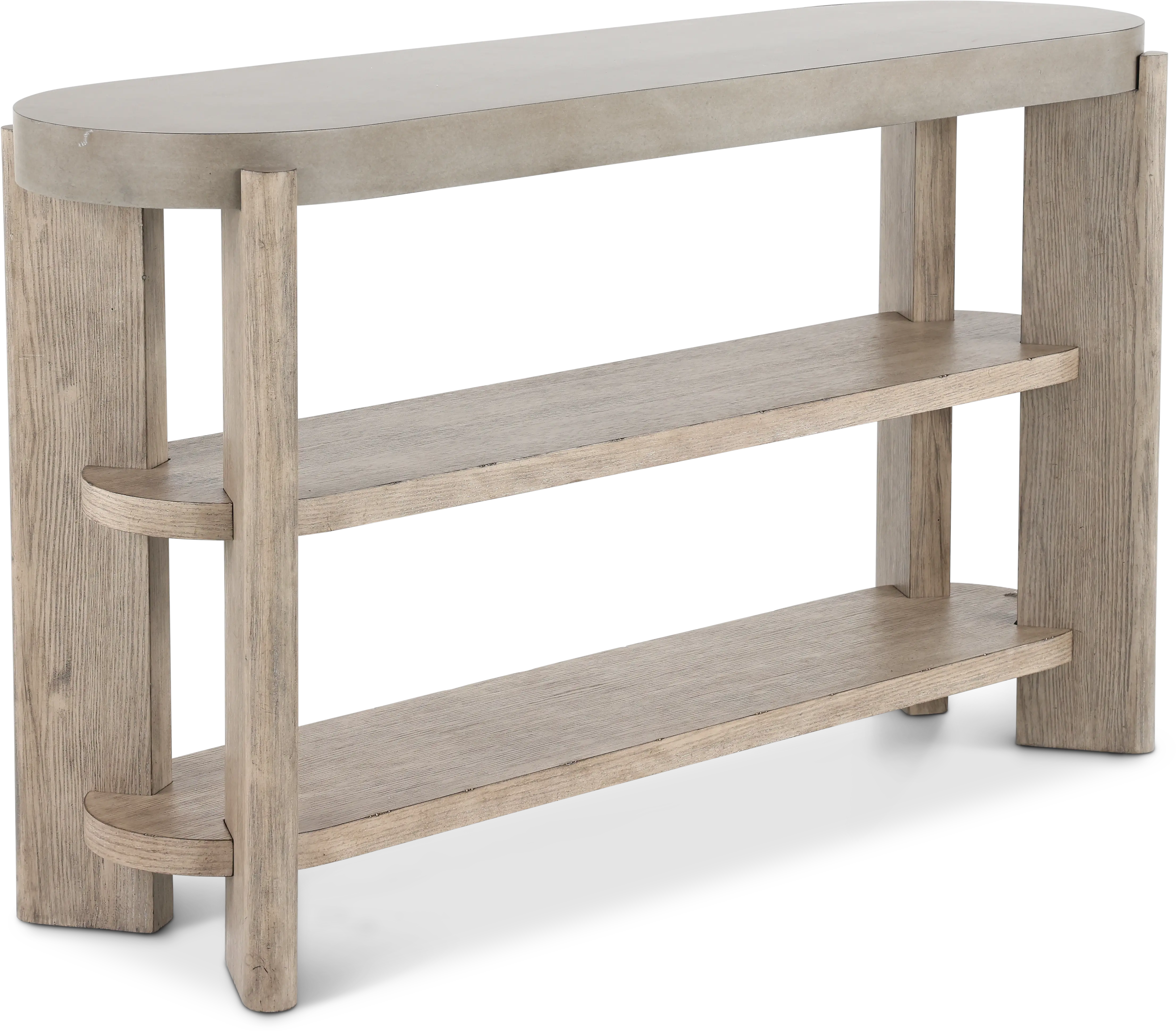 674-OT1030 Affinity Faux Concrete Sofa Table-4
