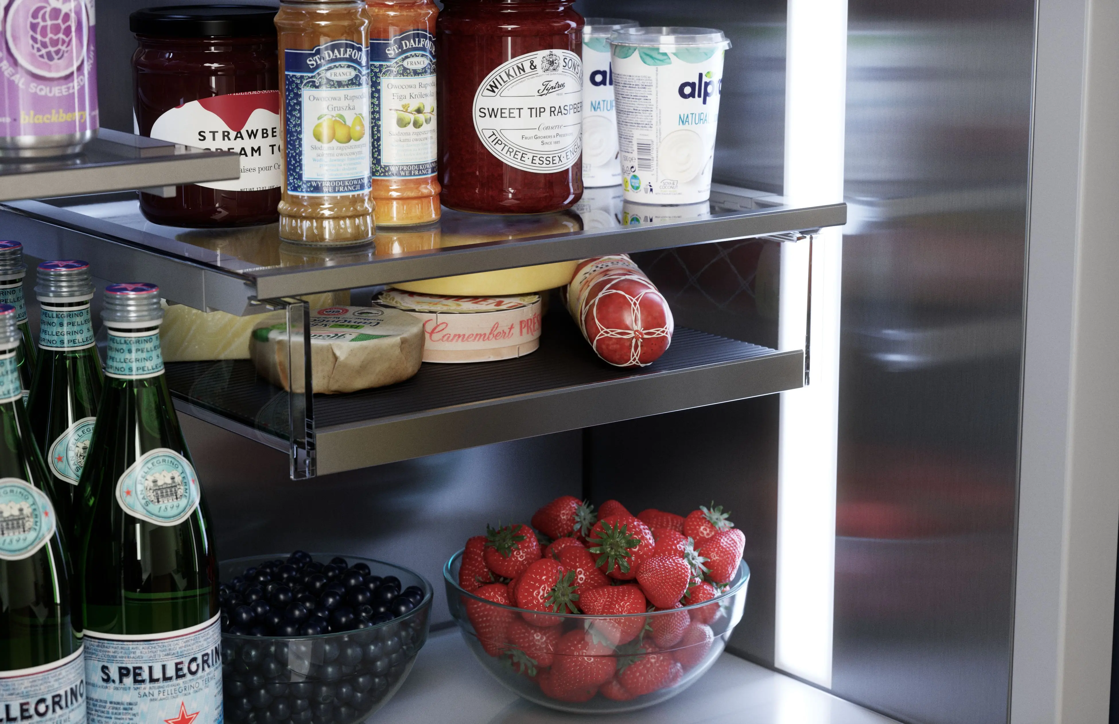 T36IT100NP Thermador 18.8 Cu Ft Built-In French Door Refrigerator - Counter Depth, Panel Ready-11