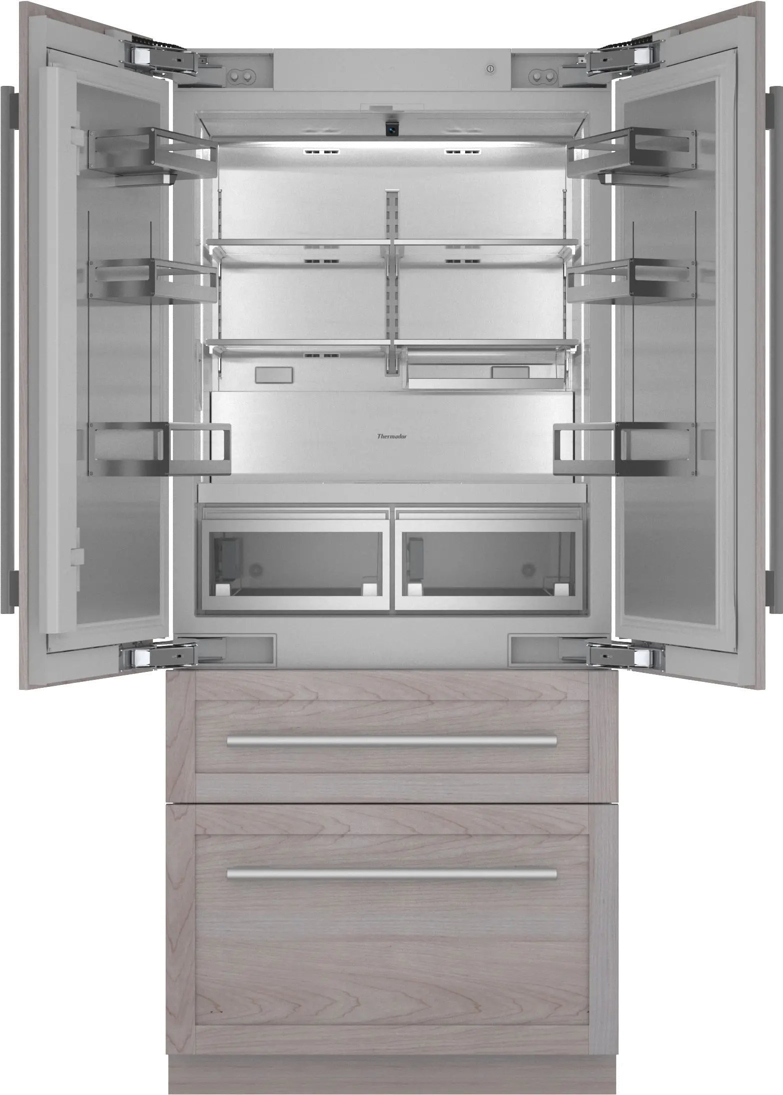 T36IT100NP Thermador 18.8 Cu Ft Built-In French Door Refrigerator - Counter Depth, Panel Ready-1