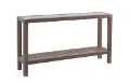 Calum Glass and Cane Sofa Table
