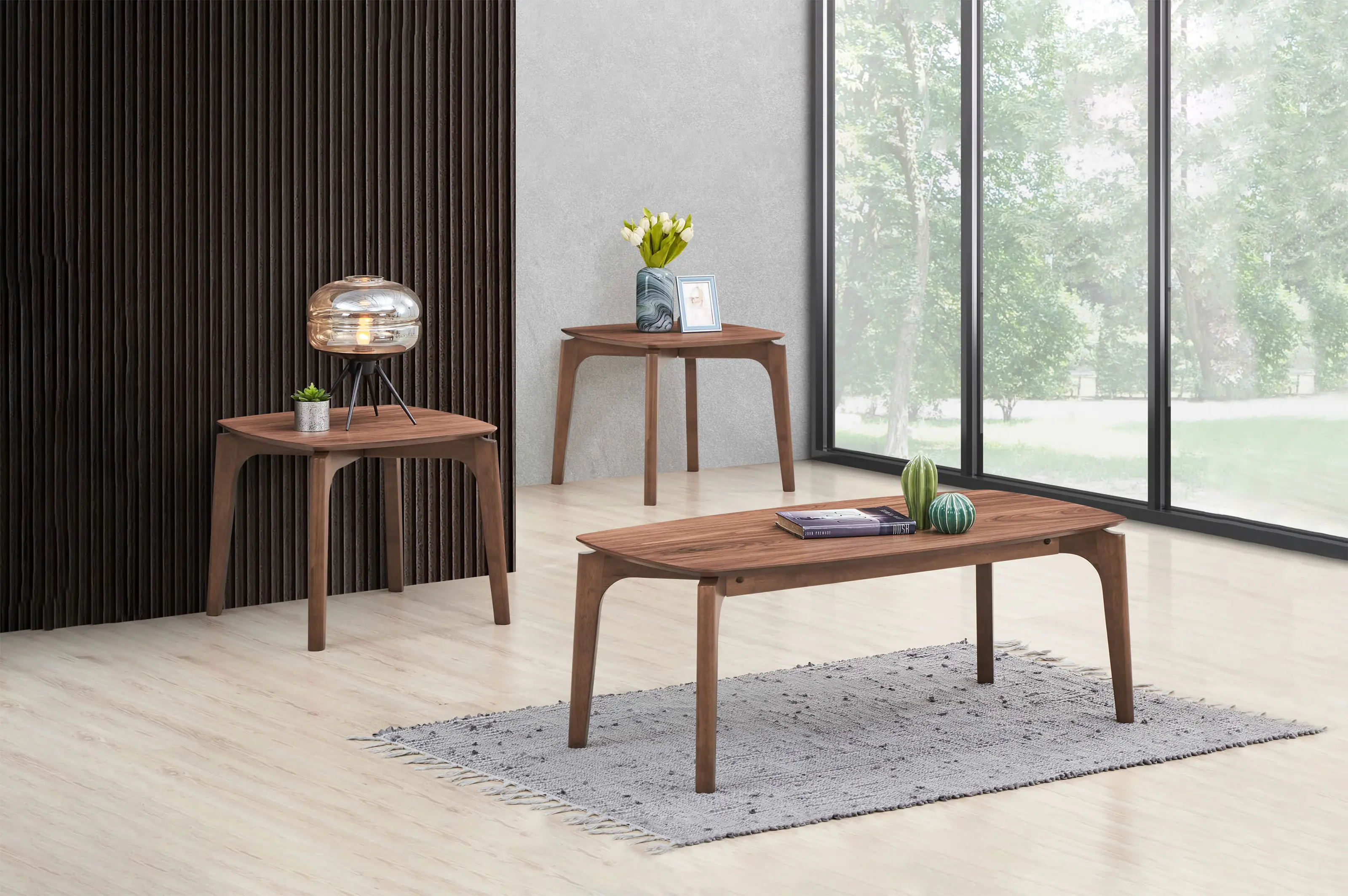 Uptown Walnut End Table-2