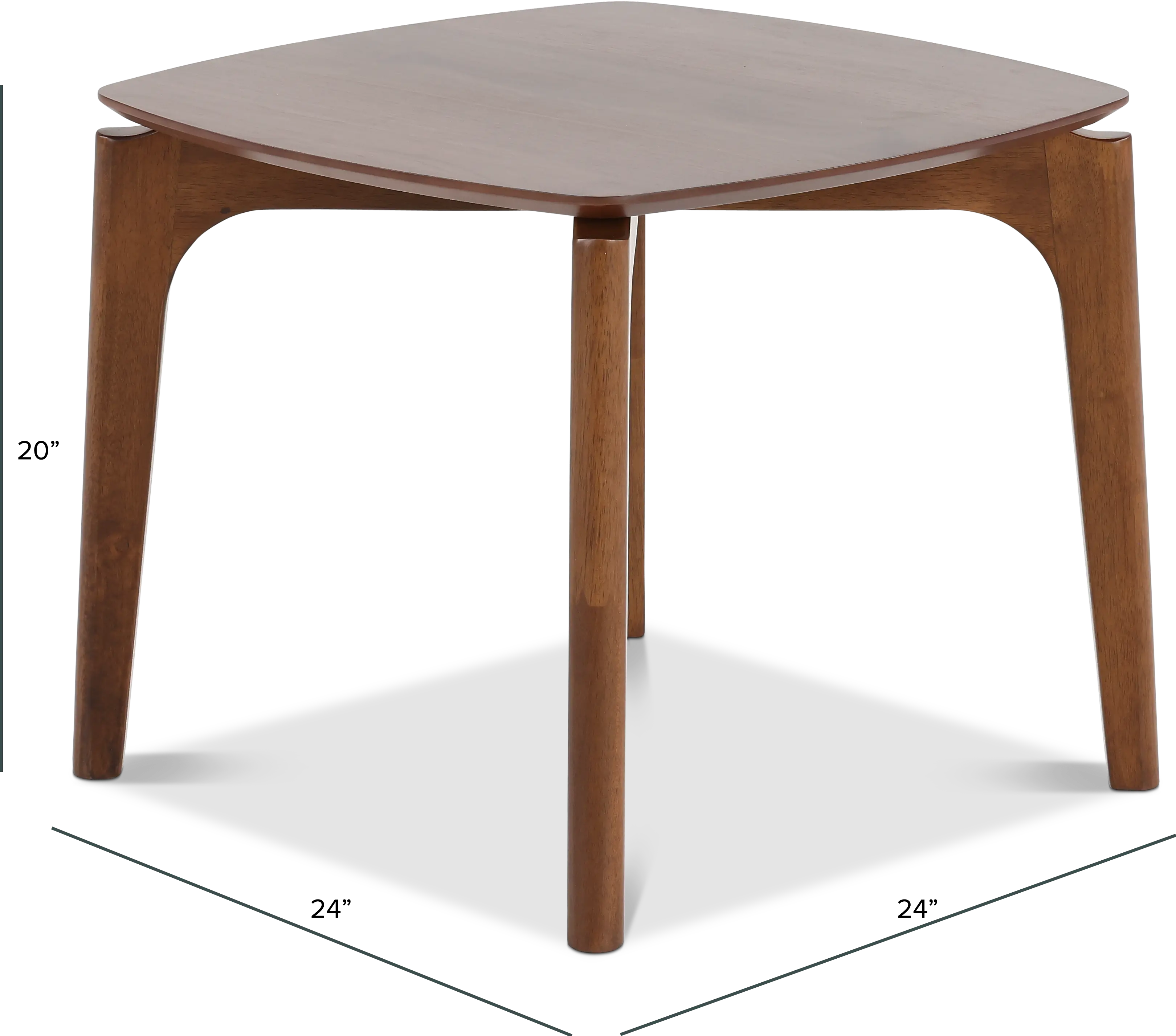 Uptown Walnut End Table-3