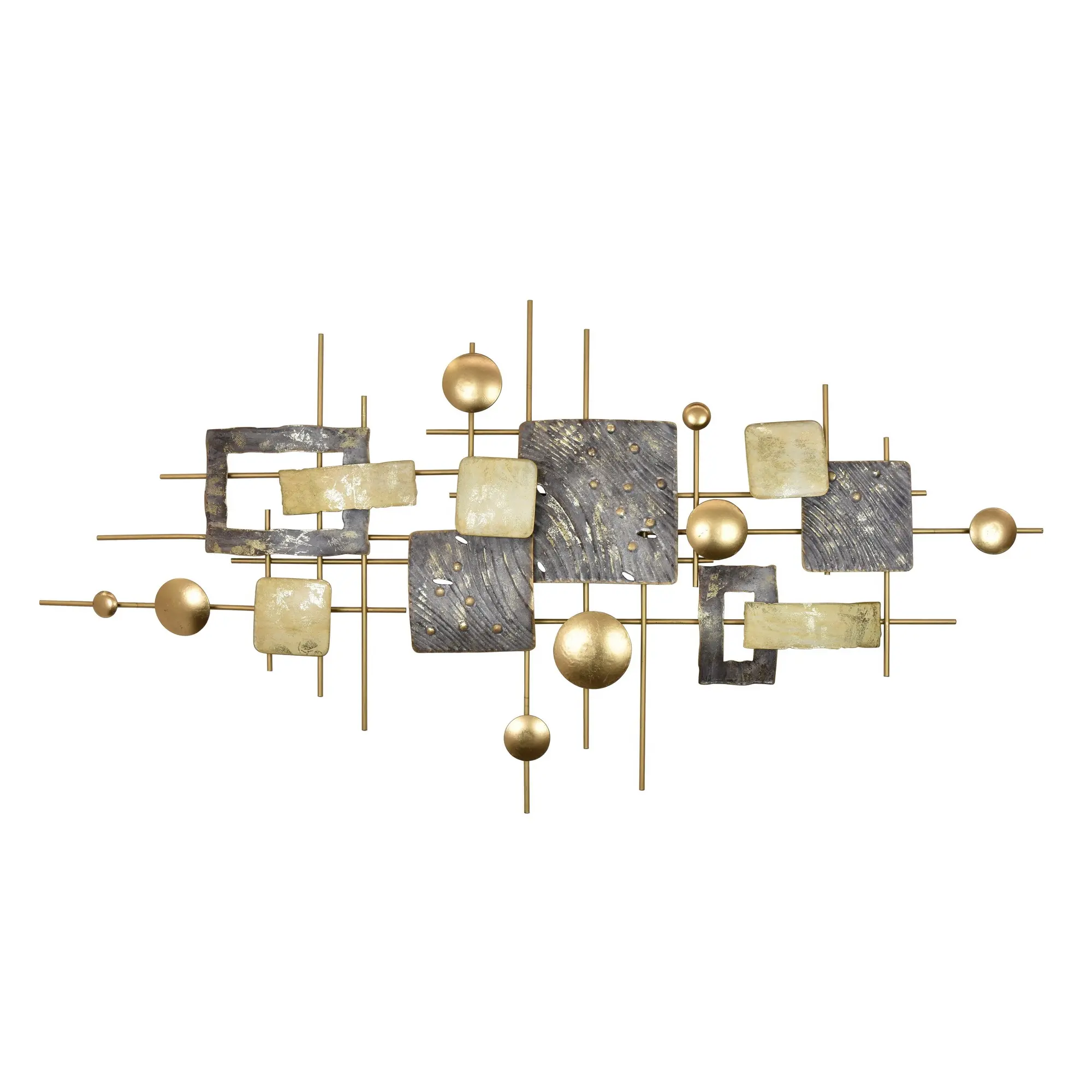 54 Bronze and Gold Metal Wall Decoration-1