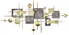 54  Bronze and Gold Metal Wall Decoration