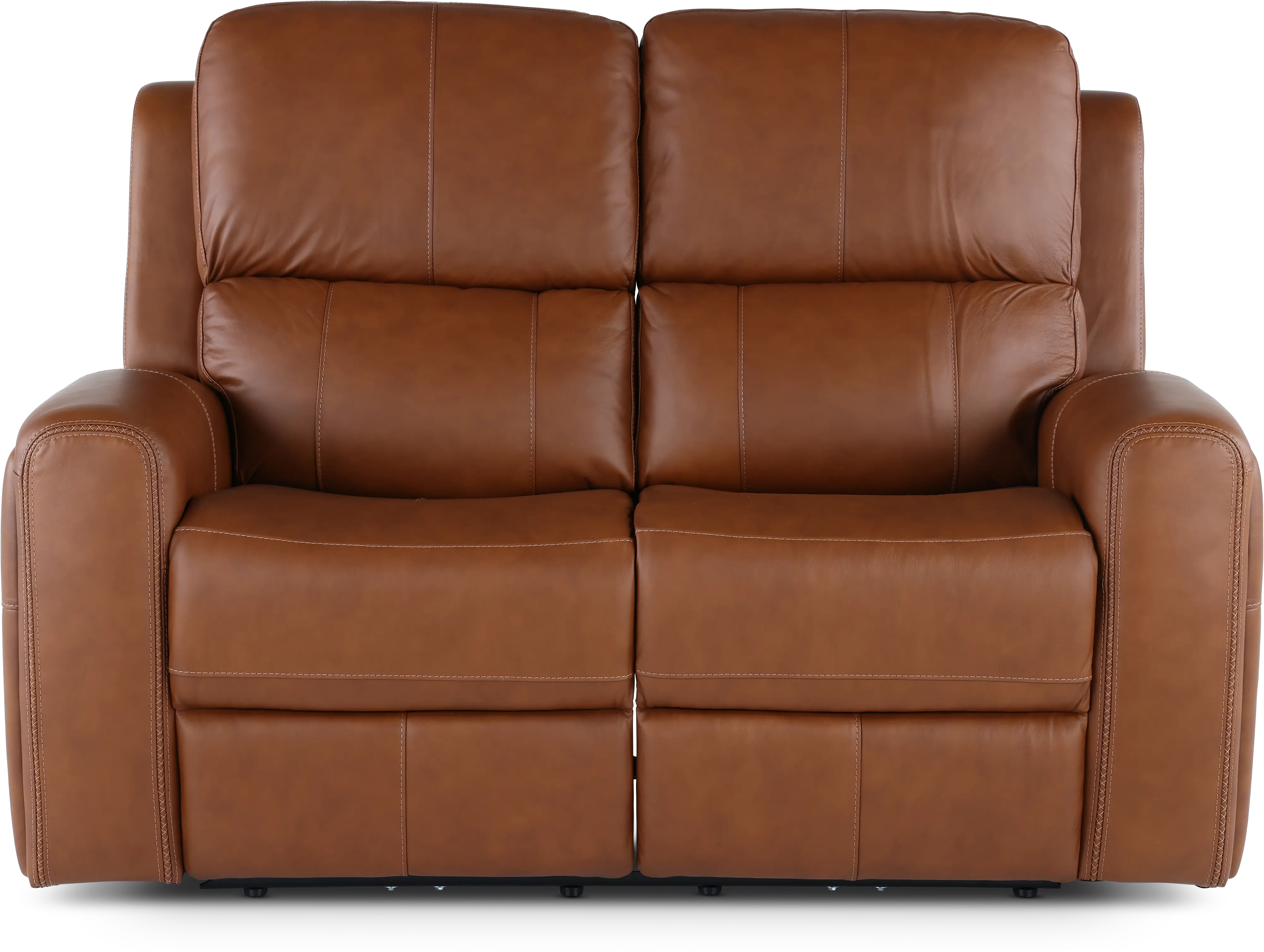Linden Caramel Power Reclining Loveseat-1