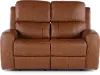Linden Caramel Power Reclining Loveseat
