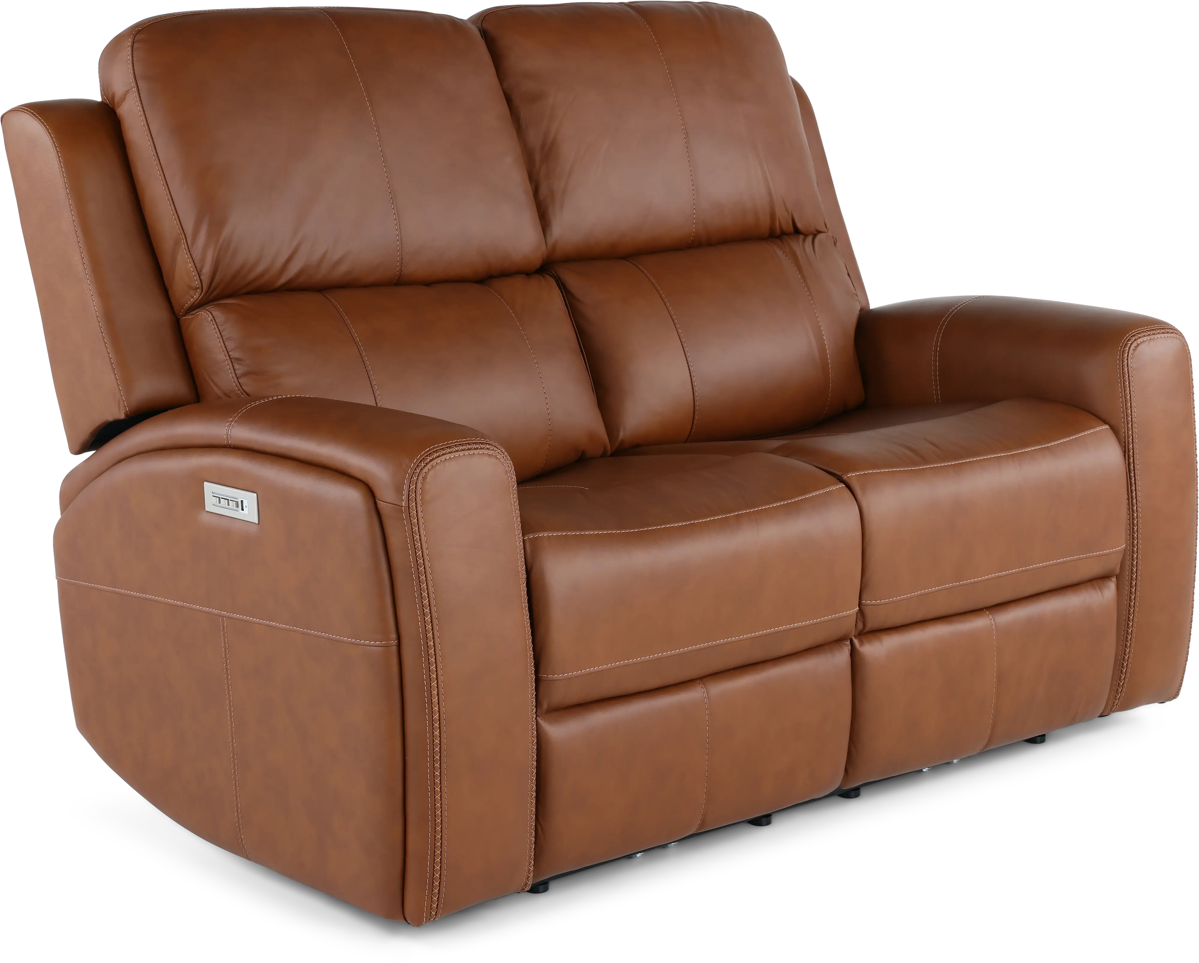 Linden Caramel Power Reclining Loveseat-4