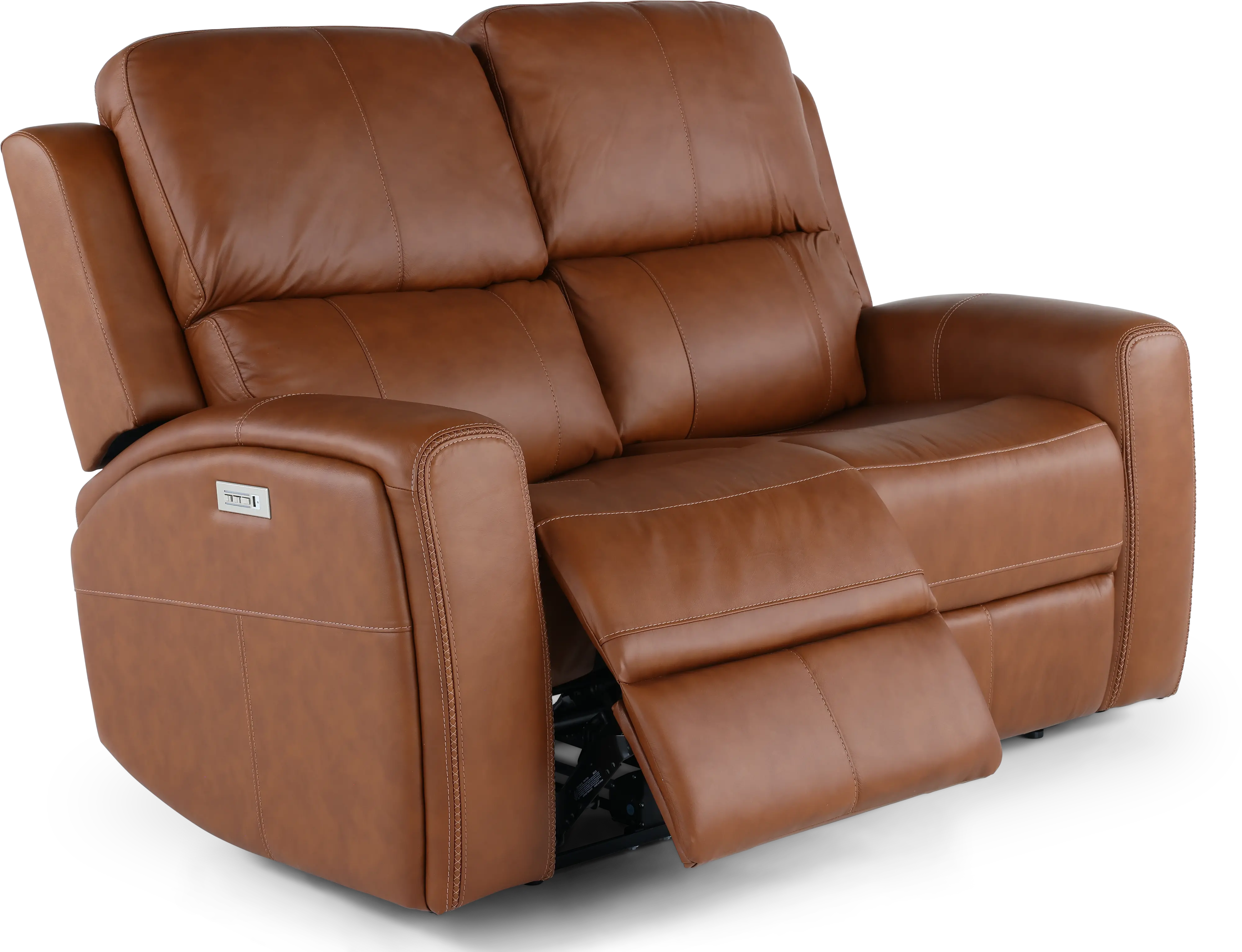 Linden Caramel Power Reclining Loveseat-6