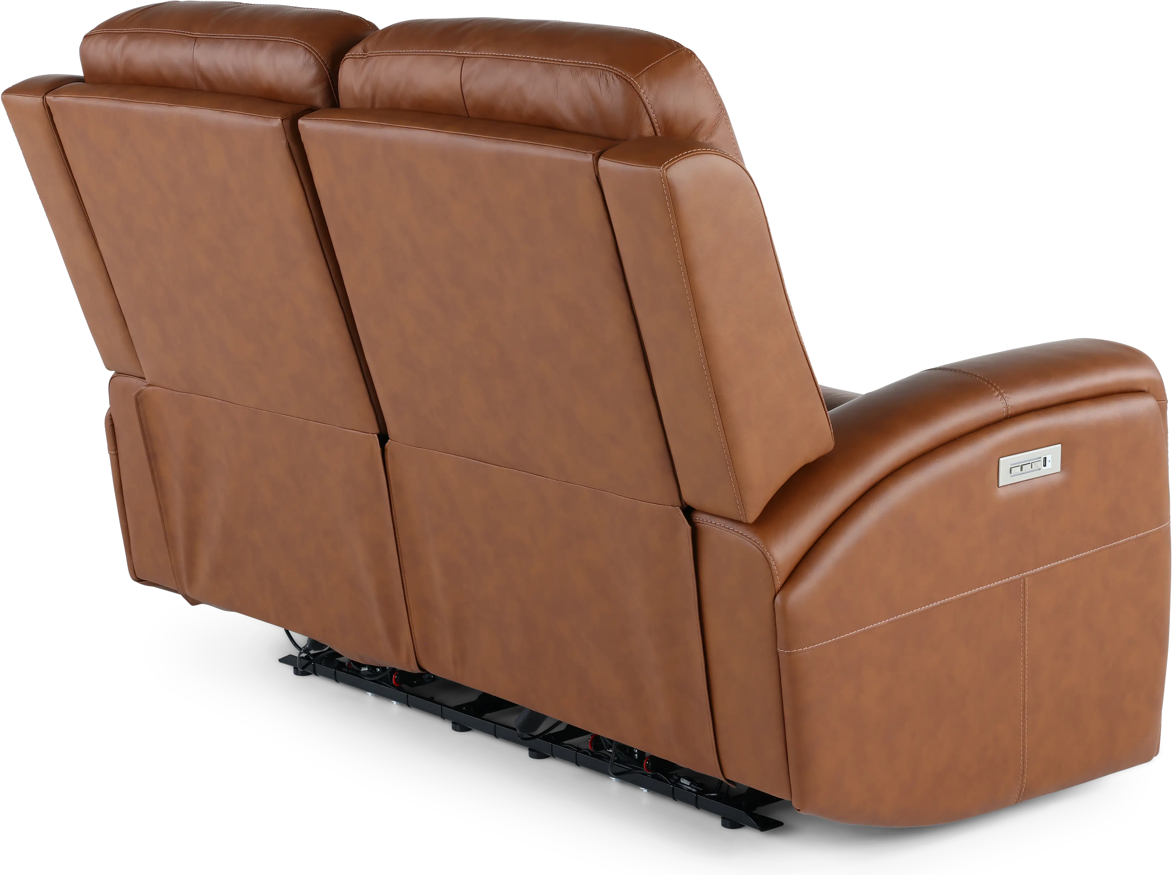 Linden Caramel Power Reclining Loveseat-7