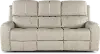 Linden Beige Power Reclining Sofa with Power Headrests