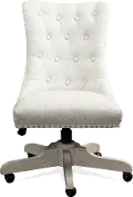 Maise Off White Desk Chair