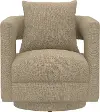 Jude Tan Swivel Accent Chair