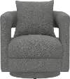 Jude Gray Swivel Accent Chair
