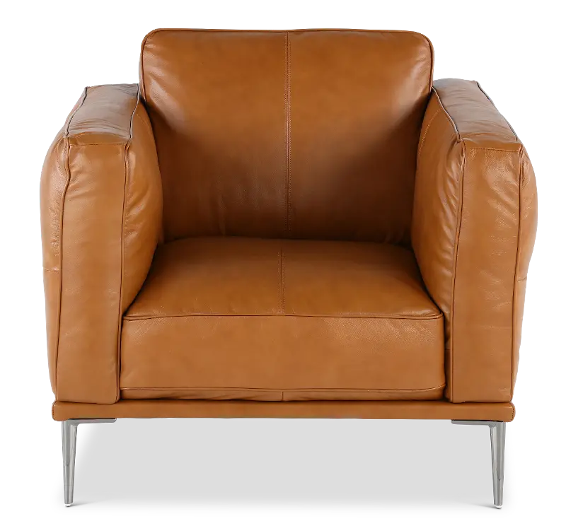 Oasis Tan Leather Chair