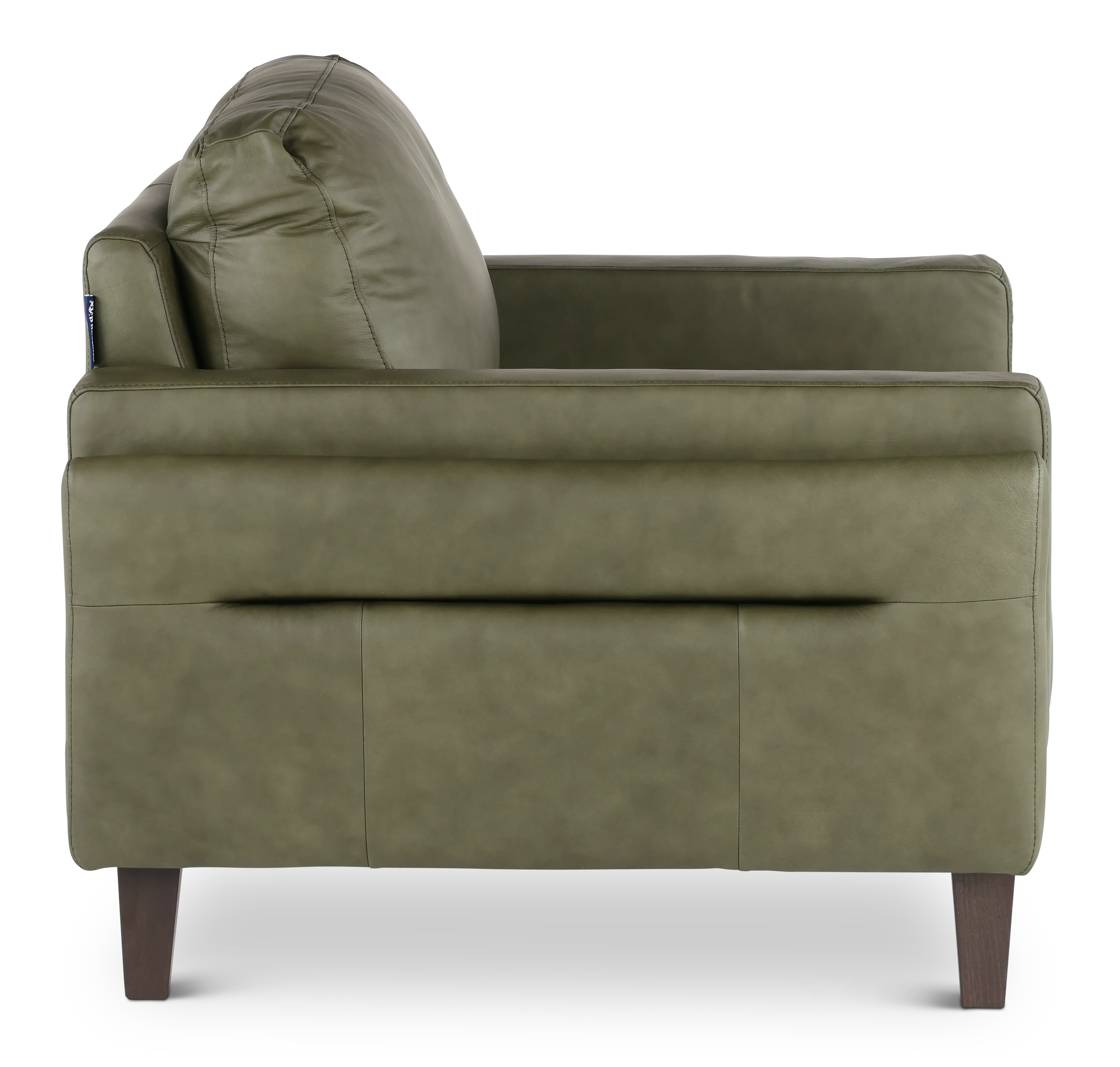 Guernsey Evergreen Leather Chair-6