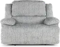 Mcclelland Gray Oversized Manual Recliner