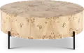 Kara Natural Mappa Wood Coffee Table
