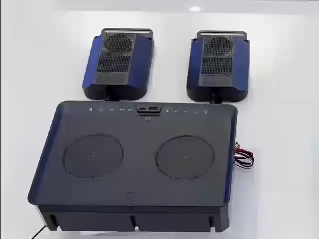 Tacama Sand Power Reclining Loveseat with Audio-11