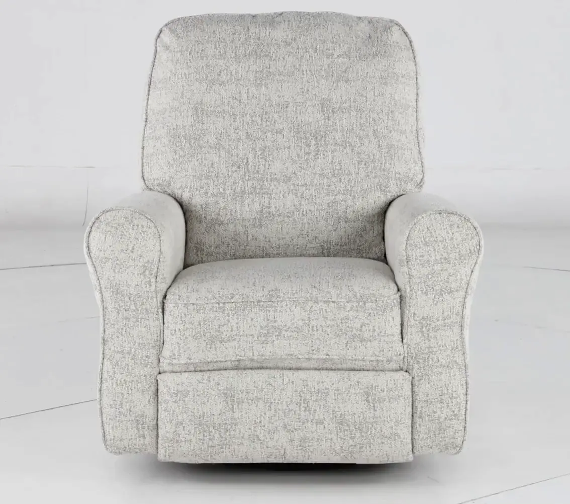 Josey White Pepper Swivel Glider Power Recliner-10