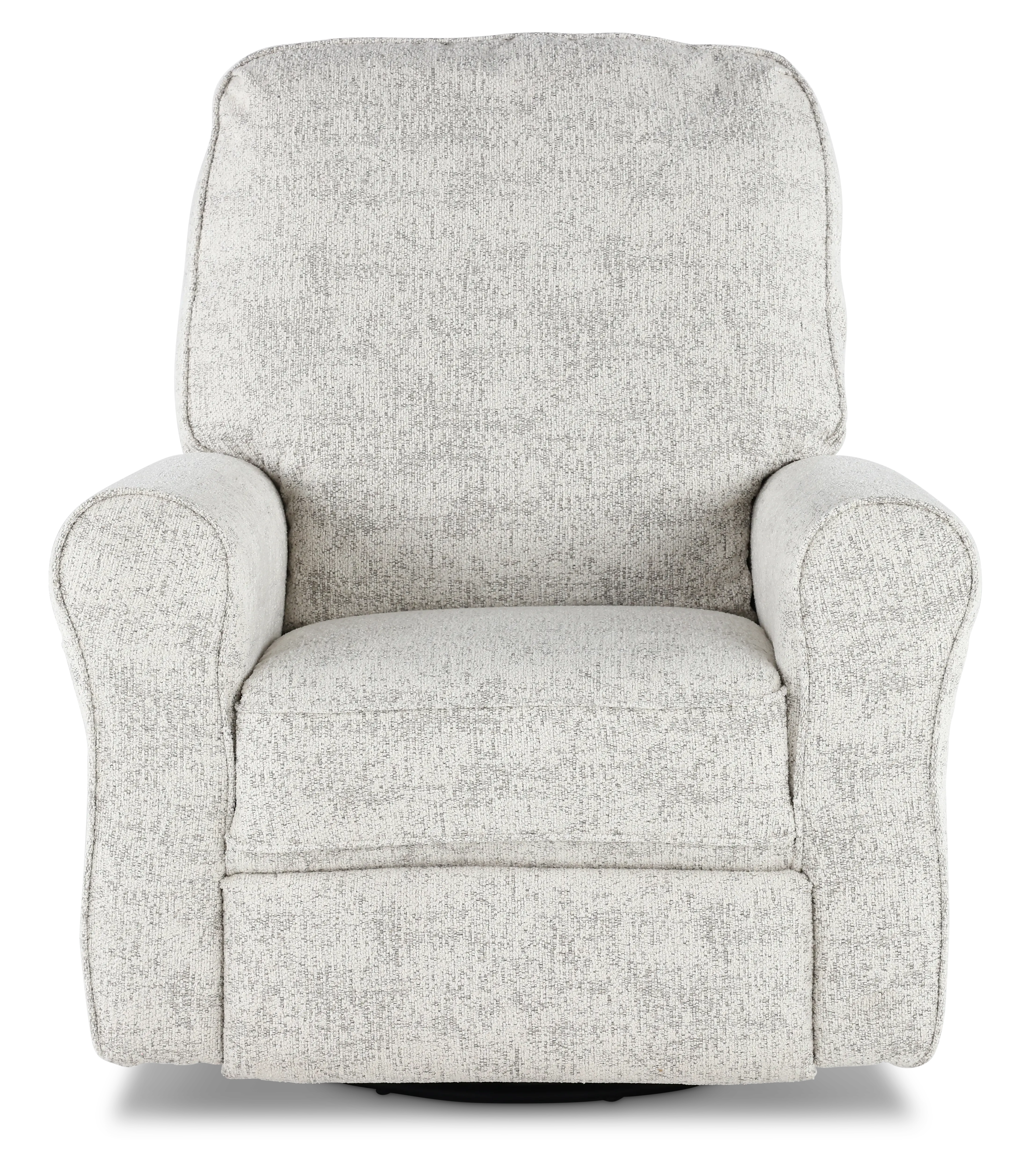 Josey White Pepper Swivel Glider Power Recliner-2