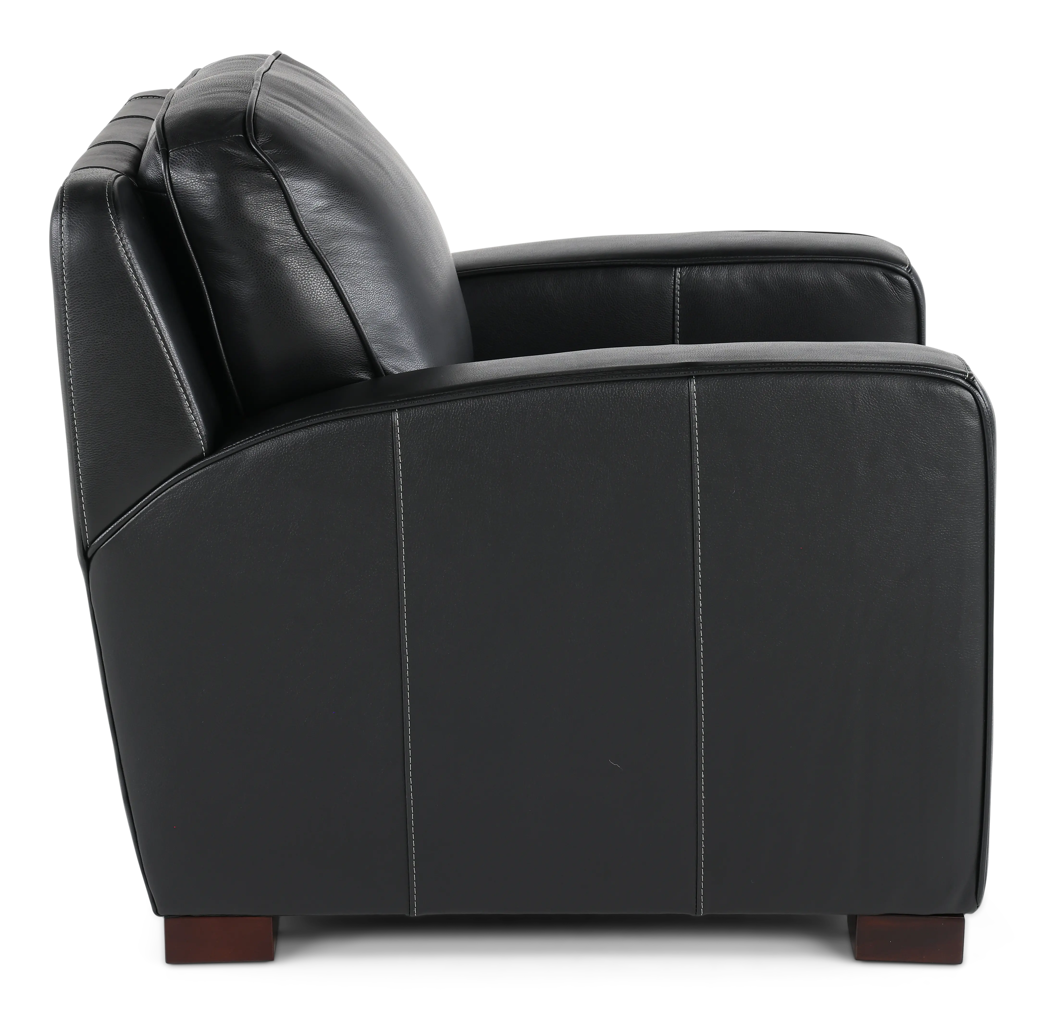 Stallion Black Leather Chair-6