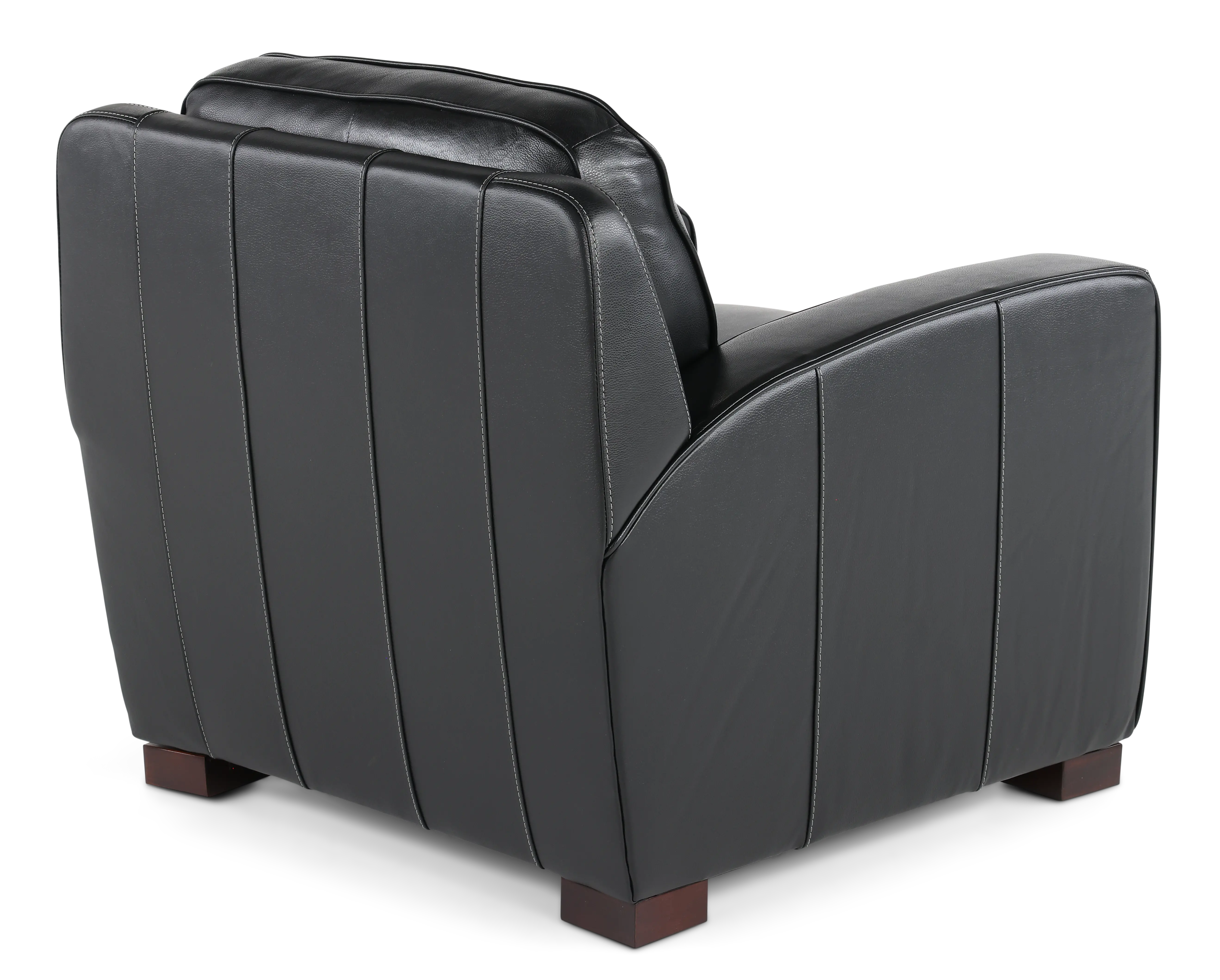 Stallion Black Leather Chair-7