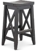 Yosemite Black Bar Stool