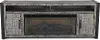 Ferrand Gray 78  Log  Fireplace TV Stand