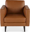 C092-003/AOD7 Destrezza Brown Leather Chair